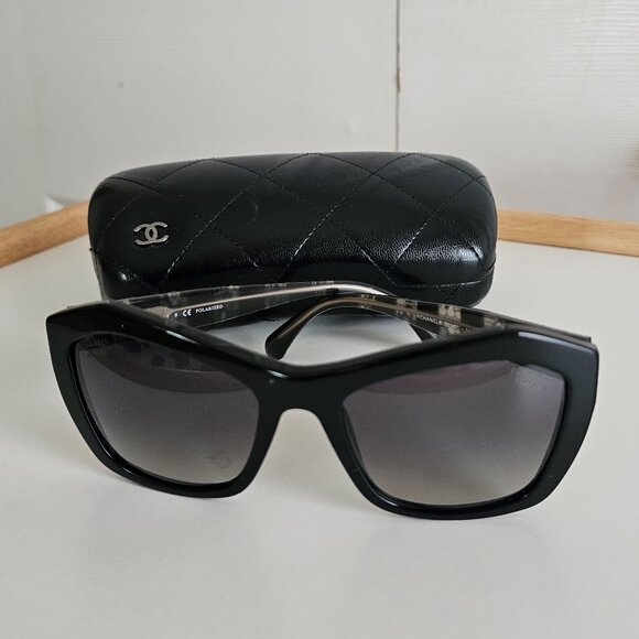 CHANEL Accessories - Authentic Black Chanel Sunglasses